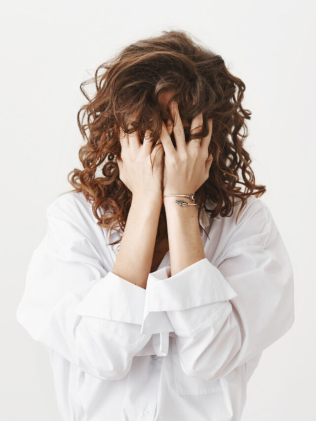 troubled-distressed-woman-press-hands-palms