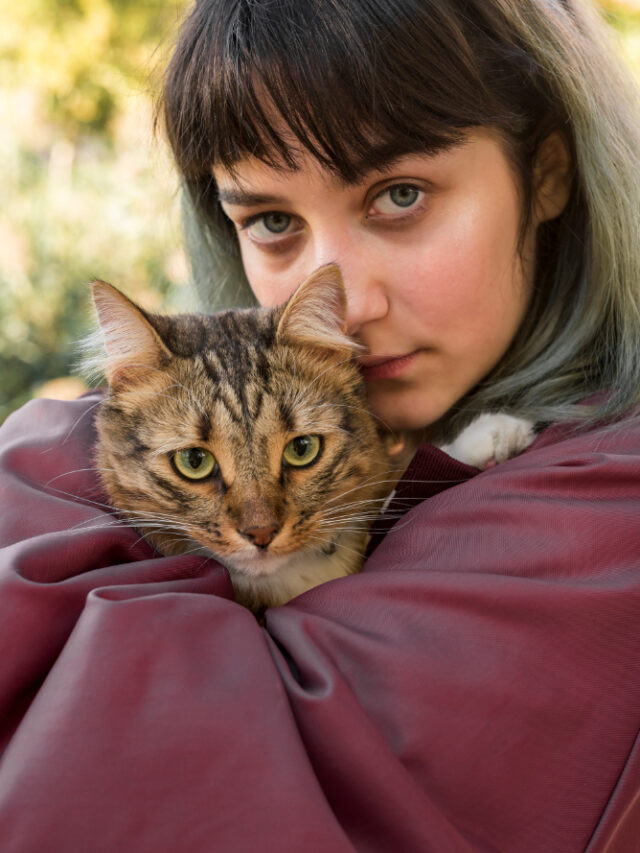 young-beautiful-woman-holding-tabby-cat